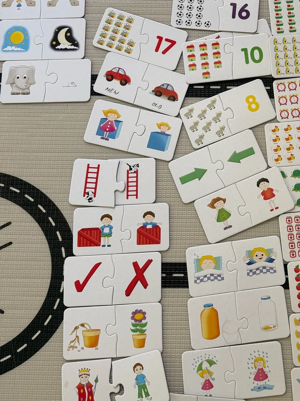 The Learning Journey 30 self correcting piece Opposites Puzzle ages 3+ like new